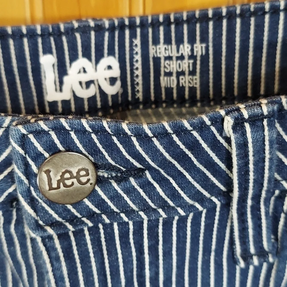 Lee pin stripe shorts